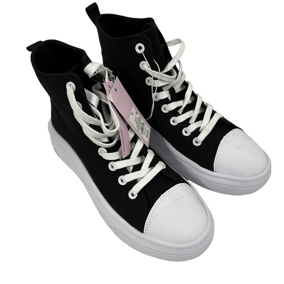 Women's Fallon High-Top Sneakers - Wild Fable Black, Size 10, NWT - Picture 8 of 10